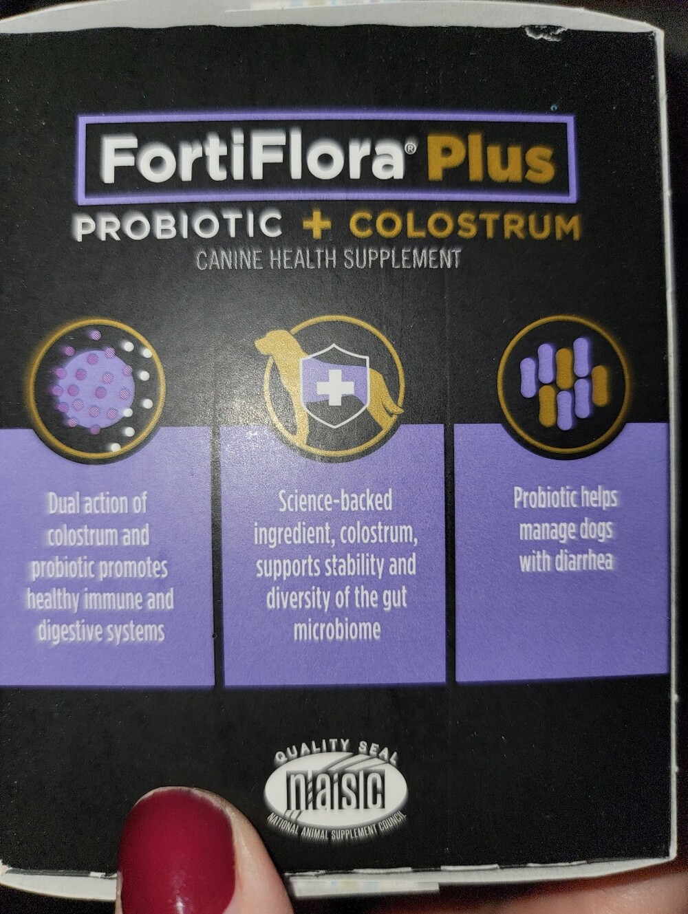 Purina Pro Plan Canine Fortiflora Plus Probiotic + Colostrum 30 Sachets - Picture 3 of 6